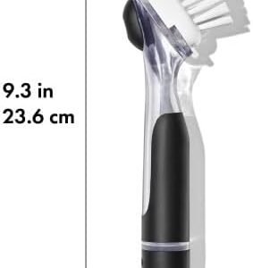 OXO Good Grips Soap Dispensing Dish Scrub Brush, Cleaning Brush for Kitchen