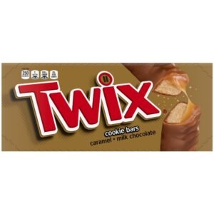 TWIX Bulk Chocolate Candy Individually Wrapped, Full Size, Caramel Chocolate Cookie Candy Bar, Perfect for Snacks, Parites, Goodie Bags, Holidays 36-Count Box