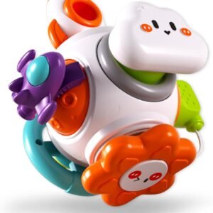 Montessori Sensory Toys for Toddlers 1-3 - Travel Activities Busy Board Cube - Baby Gifts for 6 9 12 18 Months 1 2 One Year Old Infant Boys Girls - Airplane Plane Car Travel Toys Educational Learning