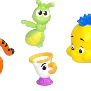 Mattel Disney Princess & Friends Set with 5 Posable Small Dolls in Removable Skirts or Pants & 5 Friend Figures, Inspired by The Disney Movies