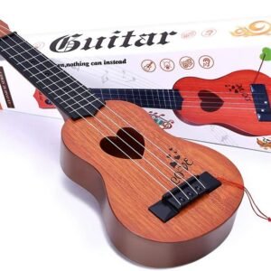 YEZI Kids Toy Classical Ukulele Guitar Musical Instrument, Brown