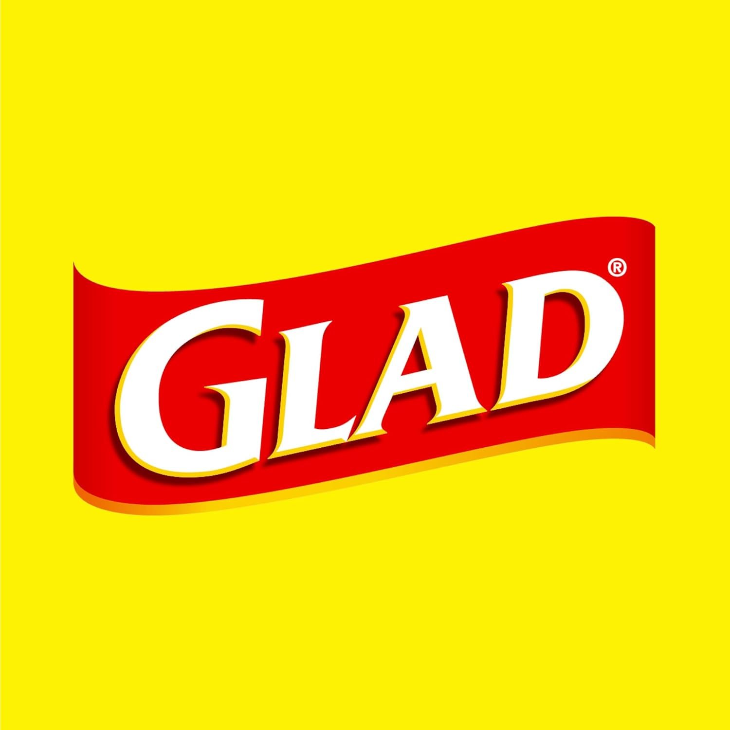Glad Tall Kitchen Drawstring Trash Bags - Odorshield 13 Gallon White Trash Bag, Febreze Fresh Clean, 110 Count - Image 3