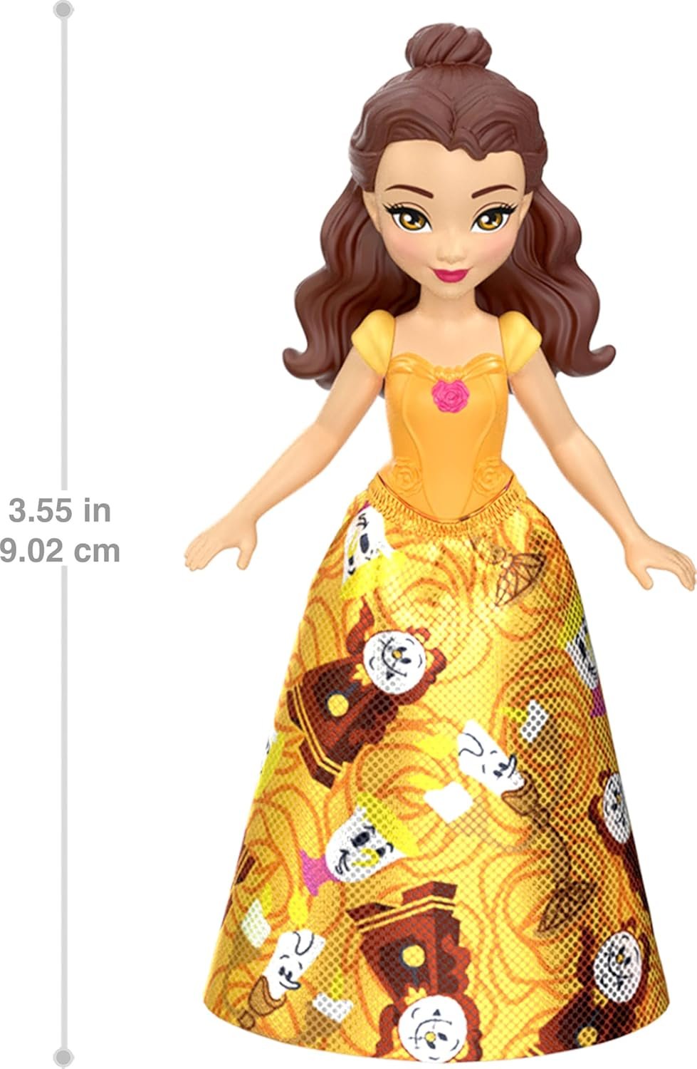 Mattel Disney Princess & Friends Set with 5 Posable Small Dolls in Removable Skirts or Pants & 5 Friend Figures, Inspired by The Disney Movies - Image 6