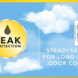 Glad Tall Kitchen Drawstring Trash Bags - Odorshield 13 Gallon White Trash Bag, Febreze Fresh Clean, 110 Count