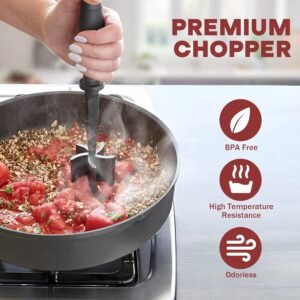 Meat Chopper, Hamburger Grinder, Premium Heat Resistant Smasher for Ground Beef, Burger Grinder Nylon Potato Mix Tool, Meat & Poultry Tenderizers-Black Search by: Search on ebay Search on Walmart Search on Aliexpress ASIN : B08JKXDFQ9 Submit #46 in kitchen & dining Prime / FBA 1 Qty: 29 (show table) (buy PRO) Brand: PGYARD UPC: 738633471002 Product information/details Visit the PGYARD Store