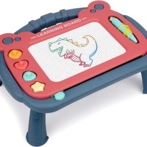 Magnetic Drawing Board for Toddlers 3, Color Erasable Doodle Writing Pad, Learning Painting Sketch Pad, Best Birthday Easter Christmas Halloween Kids Toy Gifts for Boys and Girls(Blue)