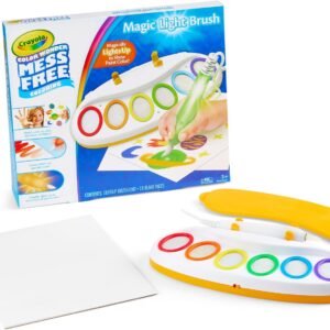 Crayola Color Wonder Magic Light Brush, Mess Free Painting Station for Kids, Toddler Toys & Activities, Holiday & Christmas Gifts for Kids, Ages 3+