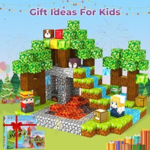 Magnetic Blocks, Magnetic Tiles Building Blocks, Magnet Cubes Toddler Kids Toys, Sensory STEM Toys for 3-5 4-6 5-7 6-8 Year Old Boys Girls Easter Birthday Gifts Travel Outdoor Kids Games (0.8IN/2CM)