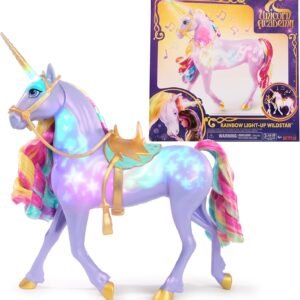 Unicorn Academy, Interactive Rainbow Light-up Wildstar with Lights, Sounds & Music, Dolls & Unicorn Toys, Gifts & Stocking Stuffers for Girls Ages 4 and up
