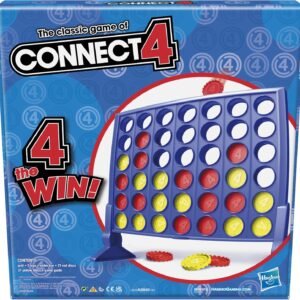 Hasbro Gaming Connect 4 Classic Grid,4 in a Row Game,Strategy Board Games for Kids,2 Player .for Family and Kids,Ages 6 and Up