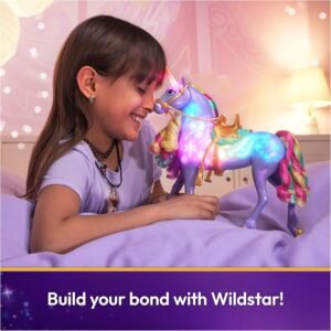 Unicorn Academy, Interactive Rainbow Light-up Wildstar with Lights, Sounds & Music, Dolls & Unicorn Toys, Gifts & Stocking Stuffers for Girls Ages 4 and up