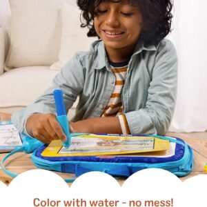 Melissa & Doug Water Wow! Take-Along Reusable Color-Reveal Drawing Set Mess-Free Multi-Activity Pad with Water PenTravel Toy for Toddlers & Kids Ages 3+