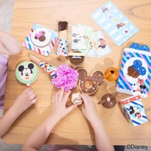 Melissa & Doug Disney Snacks & Popcorn Wooden Play Food Set – 24 Pieces | Mickey Mouse, Minnie, Wooden Toy for Boys and for Girls 3+ - FSC Certified