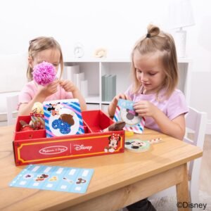 Melissa & Doug Disney Snacks & Popcorn Wooden Play Food Set – 24 Pieces | Mickey Mouse, Minnie, Wooden Toy for Boys and for Girls 3+ - FSC Certified