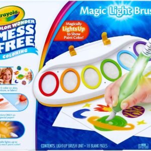 Crayola Color Wonder Magic Light Brush, Mess Free Painting Station for Kids, Toddler Toys & Activities, Holiday & Christmas Gifts for Kids, Ages 3+