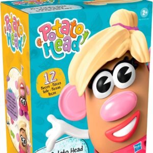 Mr. Potato Head Mrs. Potato Head Set with 12 Parts and Pieces, Toddler and Preschool Toys for 2 Year Old Boys and Girls and Up