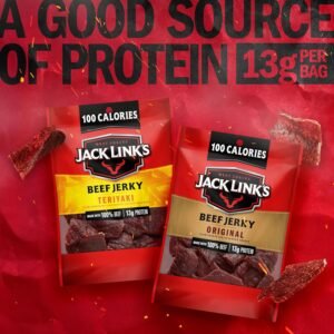 Jack Link's Beef Jerky Variety Pack - Includes Original and Teriyaki Jerky, Bulk Protein Snack Pack, Good Source of Protein, Meat Snacks Made with 100% Beef, Individual Bags - 1.25 Oz (Pack of 9)